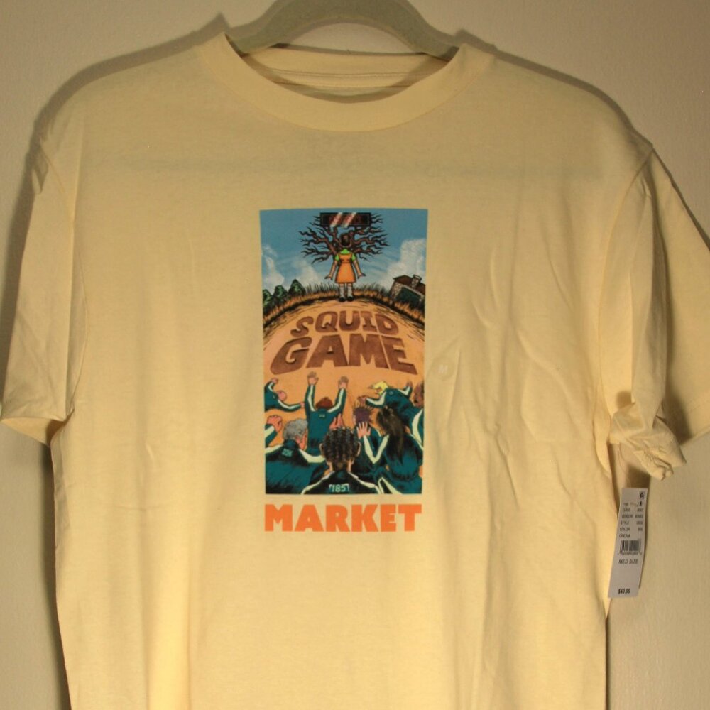 Squid Game Graphic Tee (Official PacSun Market Studios) - Size Medium